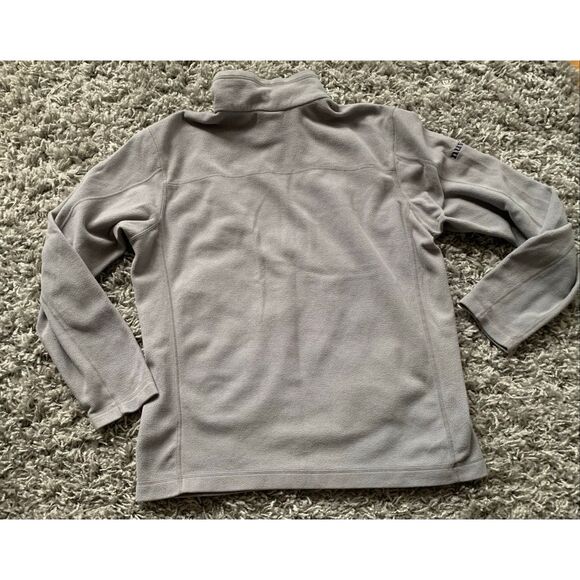 Patagonia Micro D Pullover 1/4 zip Grey Fleece SWEATER JACKET Men's sz L - Picture 6 of 6